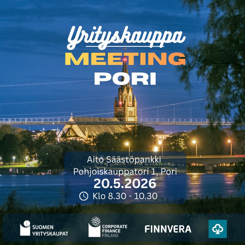 20.5.2026 Yrityskauppa Meeting -Pori